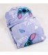 Manta coralina capucha Stitch Disney 120x150cm