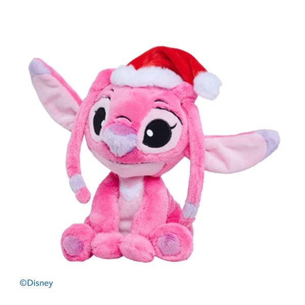 Peluche Angel gorro Papa Noel 25cm Disney Simba