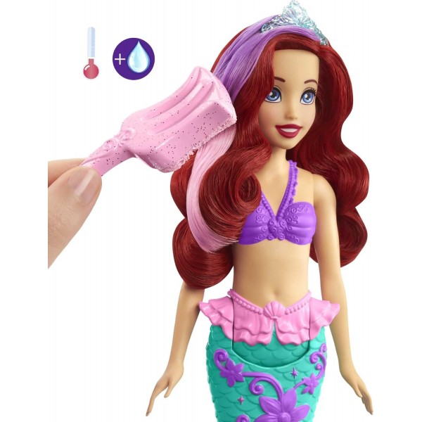 Muñeca DISNEY PRINCESS Ariel Splash cambia color