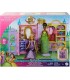 Disney Princess Set de juego de armario portátil con forma de castillo