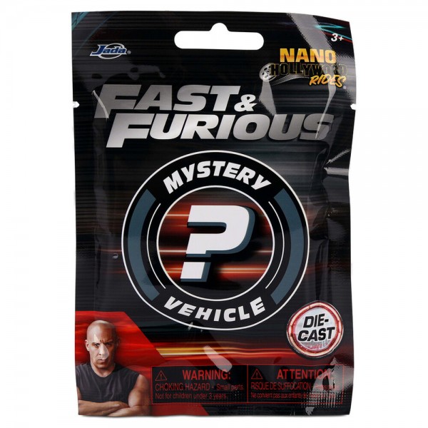 Coche sobre sorpresa Die-Cast Fast & Furious 4cm surtido