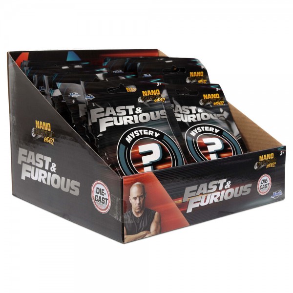 Coche sobre sorpresa Die-Cast Fast & Furious 4cm surtido