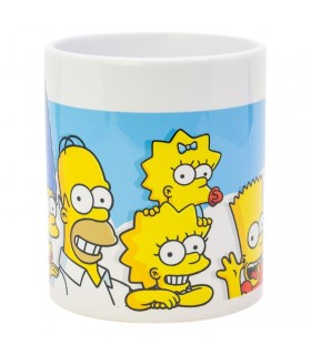 STOR TAZA CERAMICA SUBLIM (11 OZ / 325 ML) THE SIMPSONS FAMILY CLOUDS