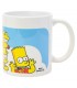 STOR TAZA CERAMICA SUBLIM (11 OZ / 325 ML) THE SIMPSONS FAMILY CLOUDS