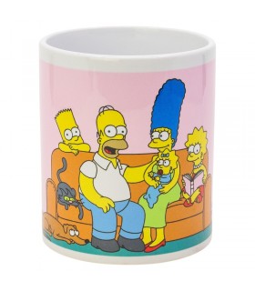 TAZA CERAMICA 325 ML CHANGING COLOR EN CAJA REGALO SIMPSONS HOMER