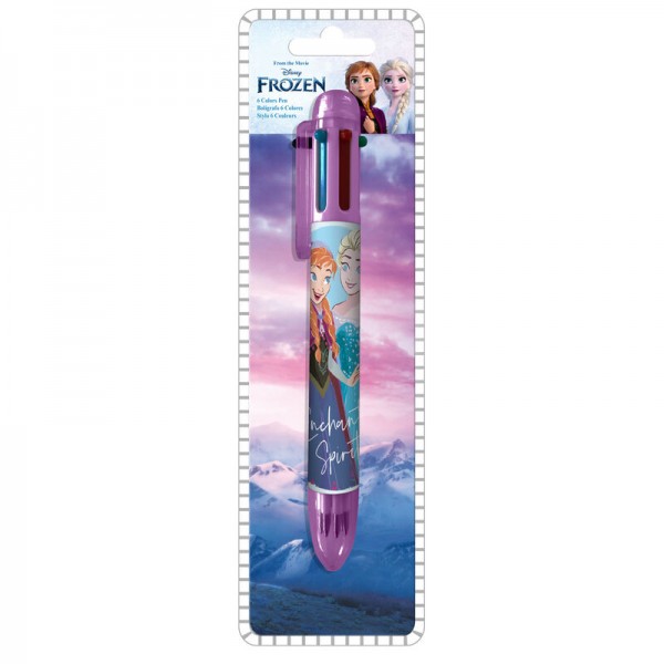 Boligrafo 6 colores Frozen II Disney