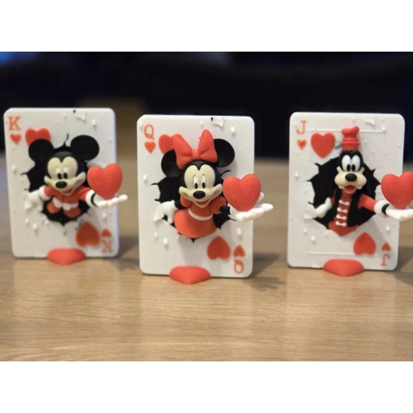 Tarjeta de San Valentín Rey de Corazones Mickey Mouse