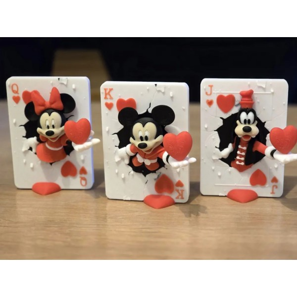 Tarjeta de San Valentín Rey de Corazones Mickey Mouse