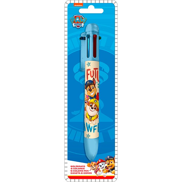 Boligrafo 6 colores Paw Patrol