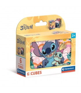 Puzzle cubo Stitch Disney 6pzs