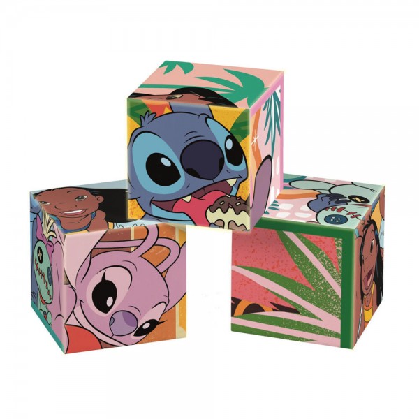 Puzzle cubo Stitch Disney 6pzs