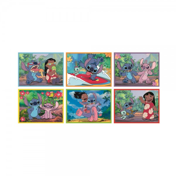 Puzzle cubo Stitch Disney 12pzs