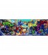 Puzzle Panorama Heroes vs Villanos Marvel 1000pzs
