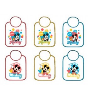 Lote 6 baberos Mickey Mouse