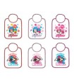 Lote 6 baberos Minnie Mouse