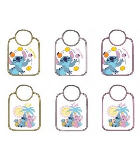 Lote 6 baberos Lilo & Stitch