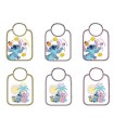 Lote 6 baberos Lilo & Stitch
