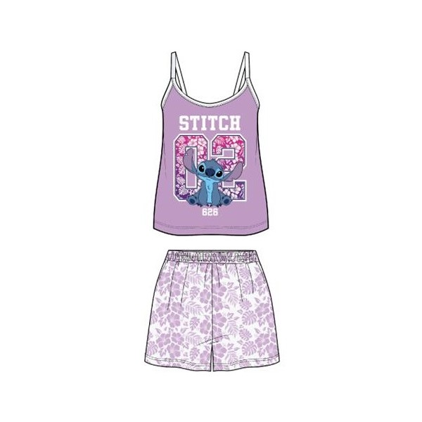 Pijama adulto tirantes Lilo & Stitch en caja