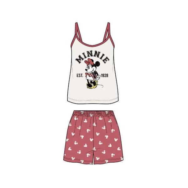 Pijama adulto tirantes Minnie en caja