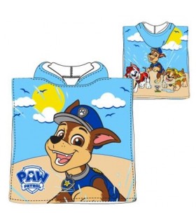 Poncho playa microfibra Paw Patrol