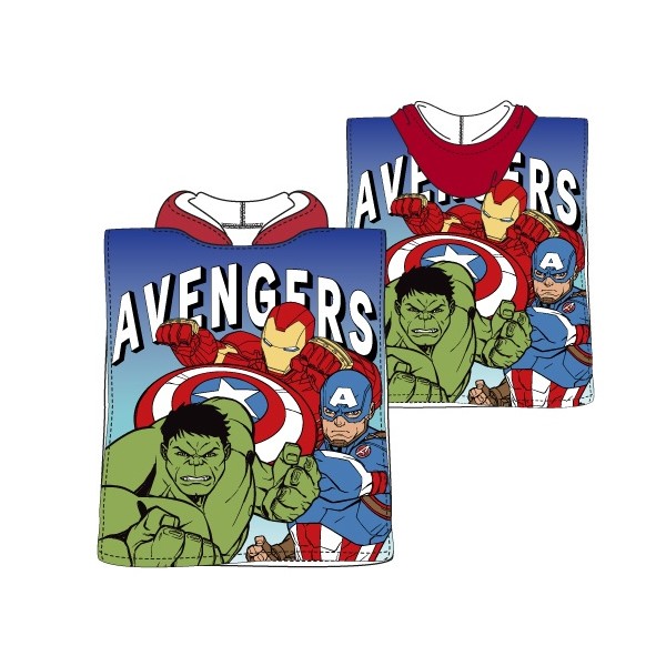 Poncho playa microfibra Avangers