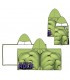 Poncho playa microfibra Hulk
