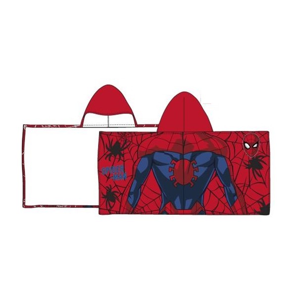 Poncho playa microfibra Spiderman