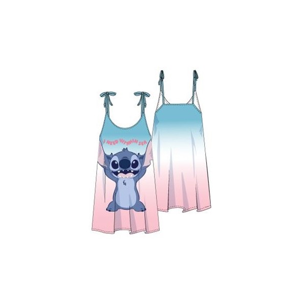 Vestido infantil Stitch