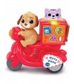 Baby Moto Pizza Entrega exprés, Vehículo Interactivo, Enseña Formas, números y Colores