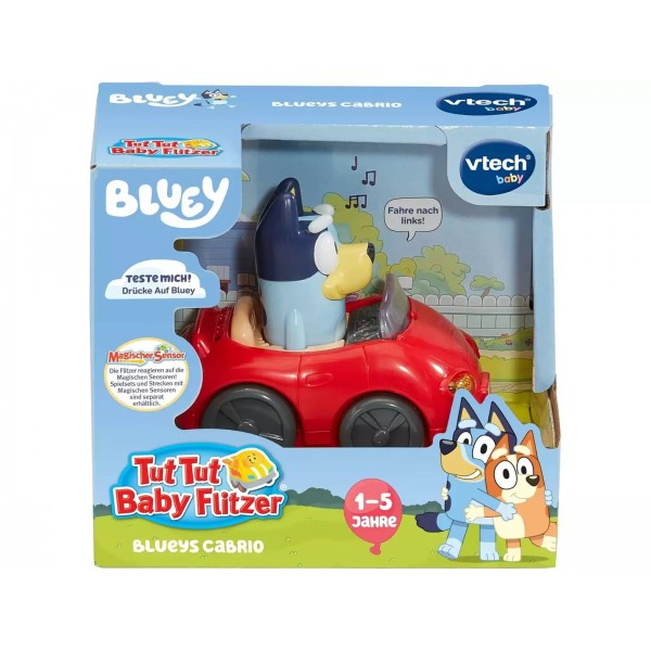 Tut Tut Bólidos Bluey Coche con Luz y Sonidos