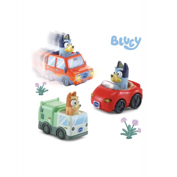 Tut Tut Bólidos Bluey Coche con Luz y Sonidos