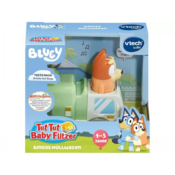 Tut Tut Bólidos Bluey Coche con Luz y Sonidos