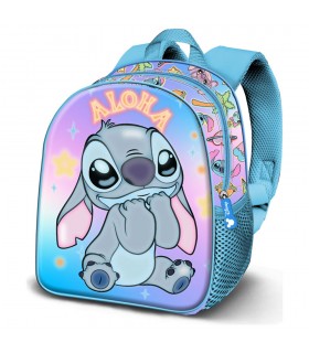 Mochila 3D Aloha Stitch Disney 31cm