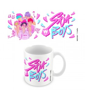Taza Saja Boys Art KPop Demon Hunters 325ml