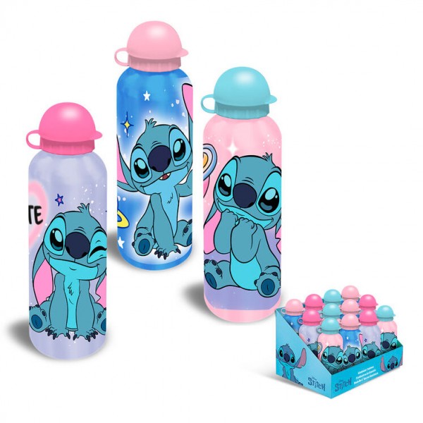 Cantimplora aluminio Stitch Disney 500ml surtido