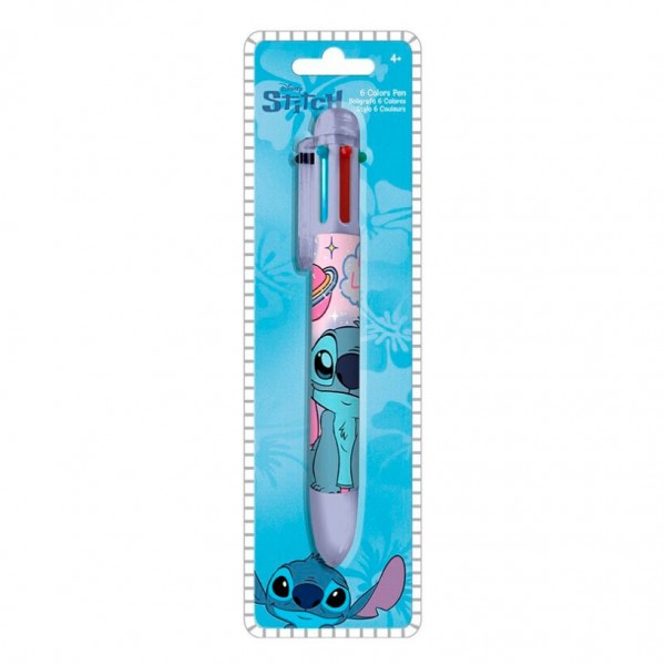 Bolígrafo 6 colores Stitch Disney