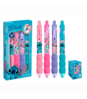 Blíster 4 bolígrafos Stitch Disney