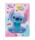 Cuaderno Squishy + bolígrafo pompom Stitch Disney