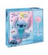 Cuaderno Squishy + bolígrafo pompom Stitch Disney