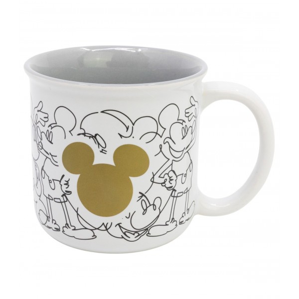 TAZA CERAMICA DESAYUNO 400 ML EN CAJA REGALO MICKEY MOUSE SIGNATURE