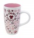 TAZA CERAMICA LATTE 695 ML EN CAJA REGALO MINNIE MOUSE CHERRYLICIOUS