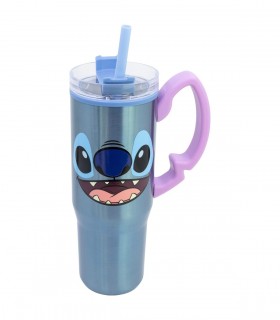 TAZA COOL EASY DOBLE PARED XL Y ASA CHARACTER 770 ML STITCH ALOHA