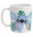 TAZA CERAMICA 325 ML EN CAJA REGALO STITCH ALOHA