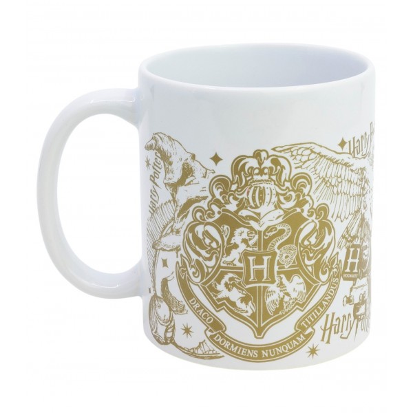 TAZA CERAMICA 325 ML EN CAJA REGALO HARRY POTTER MAGIC & MAYHEM