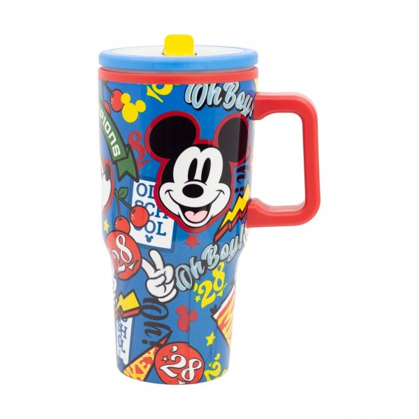 TAZA COOL EASY DE DOBLE PARED CON SIPPER 640 ML MICKEY TRUE CHAMPIONS