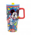 TAZA COOL EASY DE DOBLE PARED CON SIPPER 640 ML MICKEY TRUE CHAMPIONS