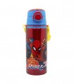BOTELLA POP UP DE ALUMINIO CON CORREA 730 ML SPIDERMAN MOVING TARGET