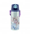 BOTELLA POP UP DE ALUMINIO CON CORREA 730 ML FROZEN SNOWY TALE