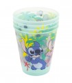 SET 4 PCS VASO PP JOY 285 ML STITCH
