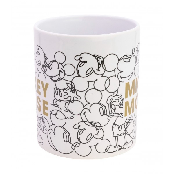 TAZA CERAMICA 325 ML EN CAJA REGALO MICKEY MOUSE SIGNATURE